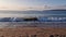 Waves at Narin Strand, a beautiful large blue flag beach in Portnoo, County Donegal - Ireland.