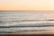 Waves in the Pacific Ocean at sunset, Salt Creek Beach, in Dana Point, California