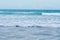 Waves on the Pangandaran Sea Coast of Indonesia