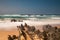 Waves at Praia do Castelejo - long eposure version