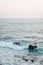 Waves and rocks in the Pacific Ocean, in Laguna Beach, Orange County, California
