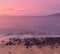 Waves on The Rocky Shores of Kaanapali Beach at Sunrise