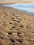 Waves on sandy beach