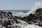 Waves of the sea. Falasarna beach, Crete, Greege