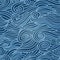 Waves seamless pattern, deep sea background