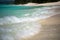 Waves on the shore Maldives sandy beach cristal water landscape