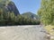 The Waves, spray and foam, river Katun in Altai mountains. Siberia, Russia