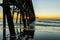 Waves at Sunrise Under The Second Avenue Pier