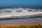 Waves of surf stormy Atlantic near Safi