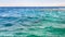 Waves on surface of Gulf of Aqaba on Red Sea