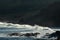 Waves thumping into the rocky coast near Canal Rocks, Yallingup