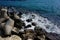Waves versus rocks, Black Sea