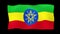 Waving 3d The National Flag of Federal Democratic Republic of Ethiopia