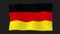 Waving 3d The National Flag of Federal Republic of Germany