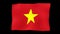 Waving 3d The National Flag of Vietnam