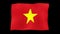 Waving 3d The National Flag of Vietnam