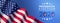 Waving American Flag -2020 Presidential Election - 3D illustration