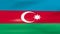 Waving Azerbaijan Flag, ready for seamless loop
