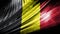 Waving Belgium Flag.