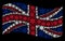 Waving British Flag Pattern of Rotor Items