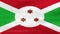 Waving Burundi Flag, ready for seamless loop
