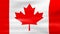 Waving Canada Flag, ready for seamless loop