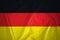 Waving colorful flag of germany