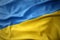 Waving colorful flag of ukraine.
