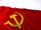 Waving communist Flag