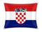 Waving Croatia flag