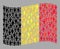 Waving Crowd Belgium Flag - Collage with Men Elements