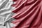 Waving detailed national country flag of Bahrain