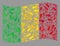 Waving Drugs Mali Flag - Mosaic of Needle Icons