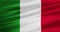 Waving fabric texture of the flag of italy