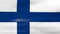 Waving Finland Flag, ready for seamless loop