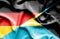 Waving flag of Bahamas and Germany