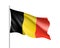 Waving flag of Belgium state.