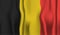 Waving flag of the Belgium. Waving Belgium flag