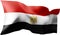 Waving flag of the Egypt. Illustration of wavy Egypt Flag. Flag on transparent background - vector illustration.