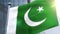 Waving flag of Pakistan Animation