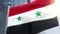 Waving flag of Syria Animation