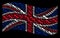 Waving Great Britain Flag Collage of Lady Shoe Items