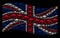 Waving Great Britain Flag Pattern of Alien Invasion Items