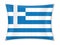 Waving Greece flag