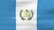 Waving Guatemala Flag, ready for seamless loop