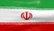 Waving Iran Flag