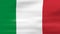 Waving Italy Flag, ready for seamless loop
