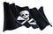 Waving Jolly Roger of Black Sam