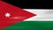 Waving Jordan Flag, ready for seamless loop
