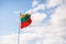 Waving Lithuanian Flag